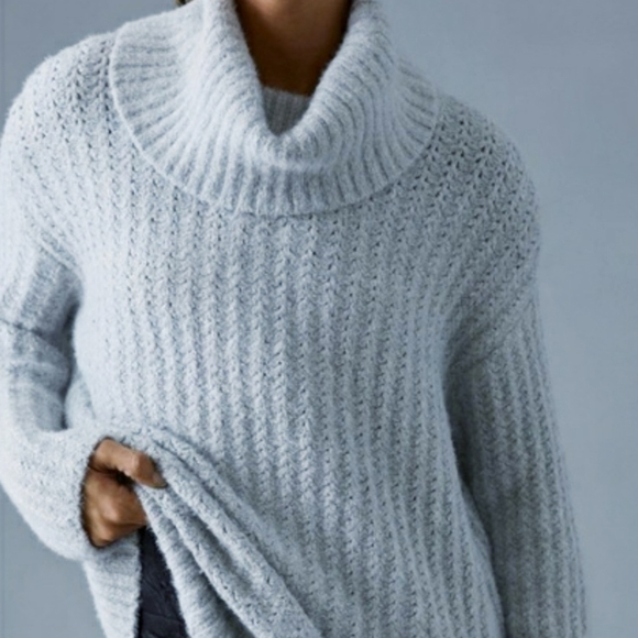 Anthropologie Maeve Cowl Neck Chunky Knit Sweater - Picture 8 of 8